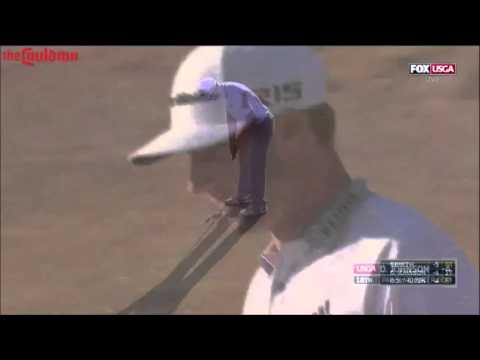 Watch Dustin Johnson missed putts to win and force a playoff #USOpen