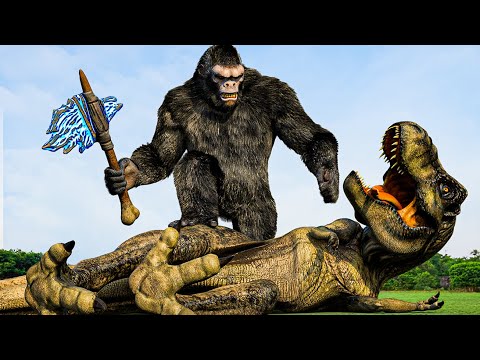New Hollywood Dinosaur Movie (2023) | T-Rex Vs King Kong | Jurassic Park 4 | Teddy Chase