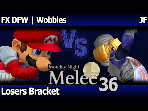 MNM 36 Melee - FX DFW | Wobbles (Mario) vs JF (Sheik) - Losers Bracket