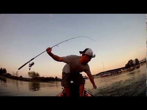 BigBassSplash Practice Goose Pond – GoPro Kayak Bass Fishing