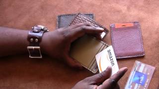 preview picture of video 'Slim Travel EDC Wallet Front Pocket Small Case'