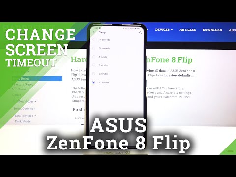 How to Change Screen Timeout in ASUS ZenFone 8 Flip – Customize Display Sleep Time