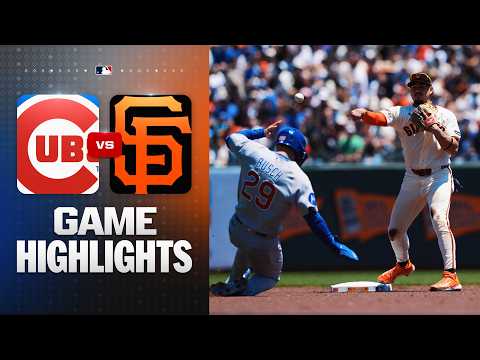 샌프란시스코 VS 시카고컵스 5:1 MLB 하이라이트