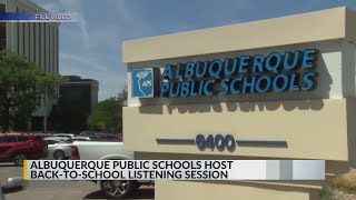 Albuquerque Public Schools to host back-to-school listening session