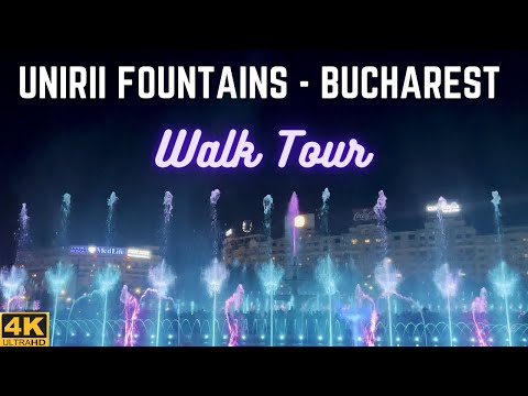 Unirii Fountain - Bucharest - Romania - Walk Tour