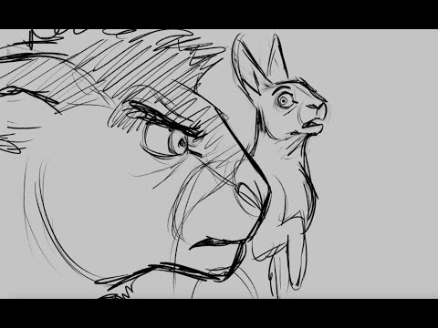 'Meeting Cowslip' Watership Down - ROUGH animation
