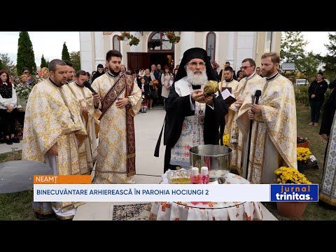 Binecuvântare arhierească în Parohia Hociungi 2, județul Neamț