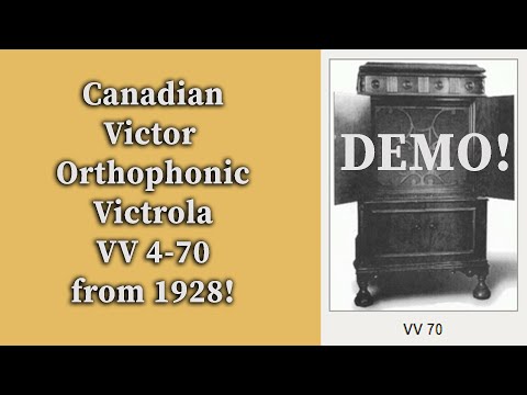 Victor Victrola VV 4-70, Canadian Orthophonic phonograph from 1928!