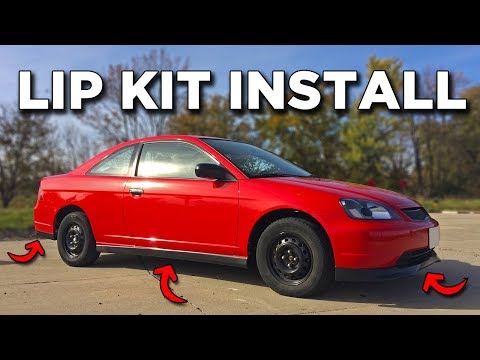 Installing Front Lip, Side Skirts, & Rear Lip | Project EM2