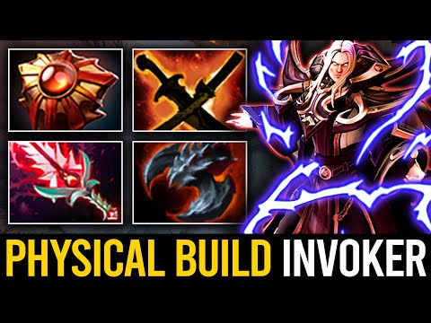 INSANE PHYSICAL INVOKER BLOODTHORN + SATANIC build by Mary Day | Dota 2 Invoker
