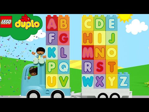 Alphabet Song! | Lego Duplo | Cars, Trucks & Vehicles Cartoon | Moonbug Kids
