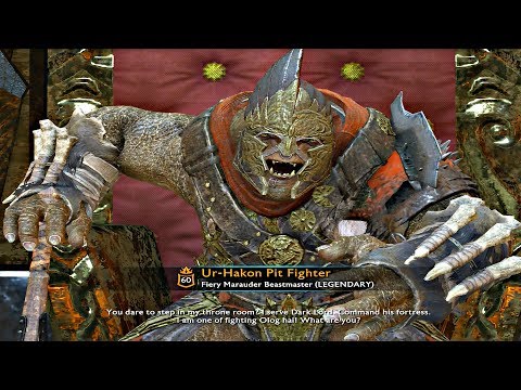 Shadow of War - HIGH Level Online Fortress Siege & LEGENDARY Max Level Golden Armor Overlord Boss