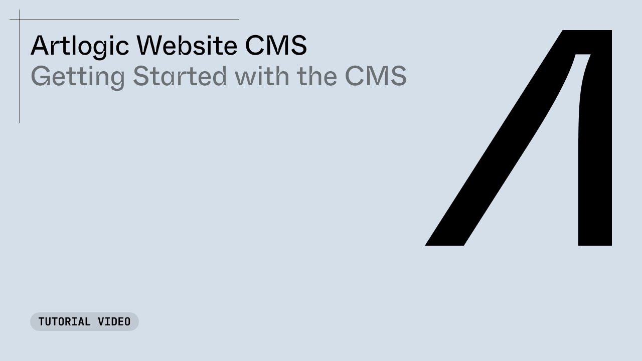 Introduction to the Artlogic CMS