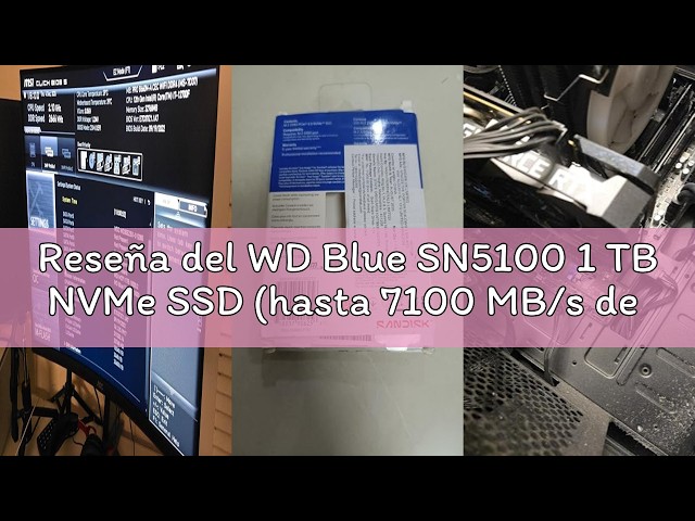 Vídeo relacionado con WD Blue SN5100 1 TB NVMe SSD (hasta 7100 MB/s de Velocidad de Lectura, M.2 2280, PCIe Gen 4.0, nCache 4.0, Tecnología Sandisk 3D CBA NAND, Acronis True Image)