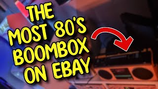 Repairing the Most 80's Boombox I Could Find!