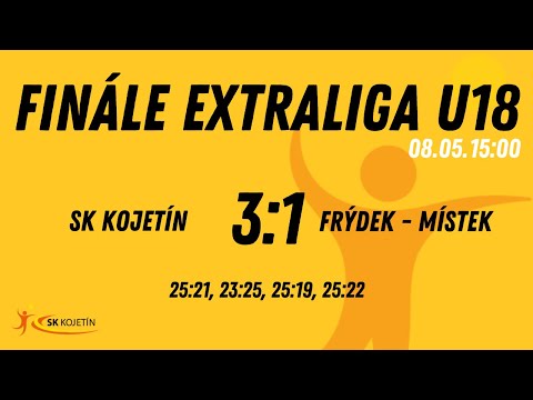 Finále Extraliga U18 - SK Kojetín vs Green Volley Frýdek - Místek