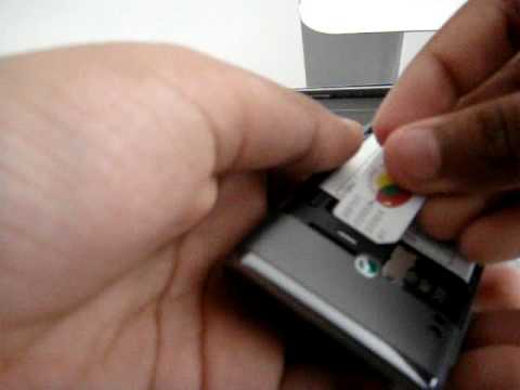 comment demonter sony ericsson w595