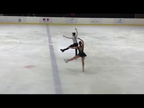 Yuliia ZHATA - Berk AKALIN 12-13 February 2021 Lu Mi Dance Trophy Odessa Free Dance Day 1