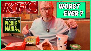 NEW KFC Pickle Menu - The Worst KFC I've Ever Reviewed!?