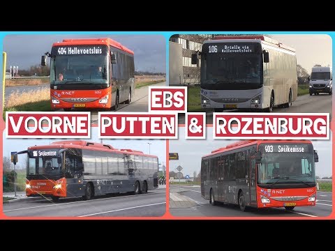 Bussen van EBS op Voorne Putten - 22 december 2018