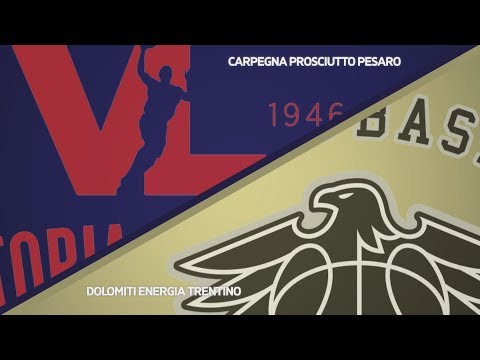 HIGHLIGHTS/ Carpegna Prosciutto Basket Pesaro - Dolomiti Energia Trentino 95-101