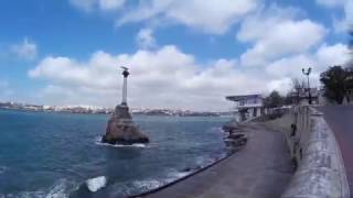 Крым 2017. Севастополь город герой. Улицы города за 11минут