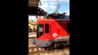 preview picture of video 'Incendio em vagão de trem da CPTM em Ribeirão Pires'