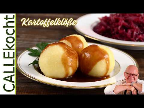 Kartoffelklöße einfach selber machen und kochen - So gehts richtig.  Rezept