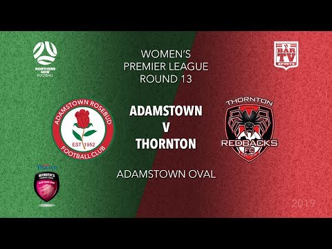 2019 NPL Northern Women's - Round 13 - Adamstown Rosebud v Thornton Redbacks