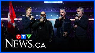 Watch the Barenaked Ladies sing 'O Canada' to cheering crowd at Buffalo Bills game