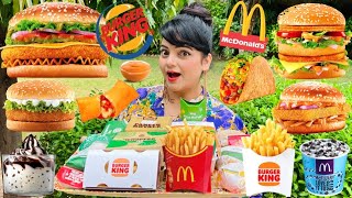 McDonald's Vs Burger King | Food Challenge