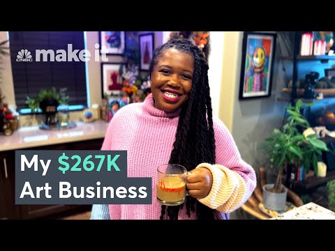 Bringing In $267K A Year With My Art Side Hustle