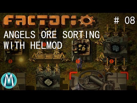 [Factorio 1.1 4K] Angel/Bobs Ep 8: Angels Ore Sorting With Helmod (Tutorial/Walkthrough)