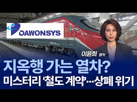 다원시스 사태 전말…세금 9천억 투입됐는데 ‘열차는 없다’?