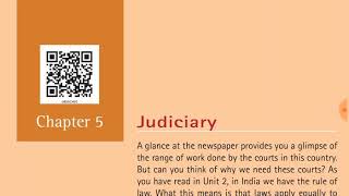 Class8th Civics chapter 5 Judiciary part 1 full explanation हिंदी में