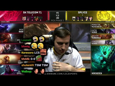 SPY vs SKT - Game 4 | 2019 Worlds Quarterfinals | Twitch VOD with Chat