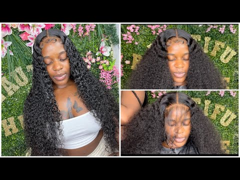 START TO FINISH🖤| MELTED Curly Wave Middle Part 5x5 Lace Closure|🖤HD Lace |#shorts #westkisshair