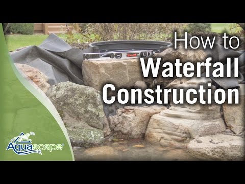 Aquascape's Step-by-Step Waterfall Construction