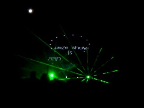 Lasershow 10 jaar Tynaarlo