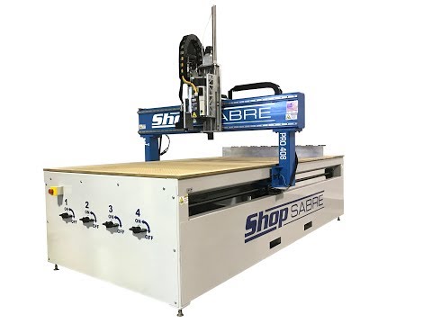 ShopSabre CNC PRO Series Walk Around with Routerbobvideo thumb