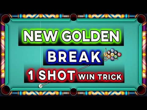 New Golden Break 9 Ball Pool 1 Shot=Win 100% With Firestorm Cue -8 Ball Pool Low Level Players Shots