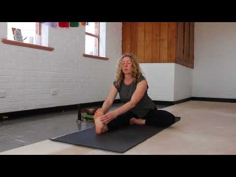 Short seated yoga practice!