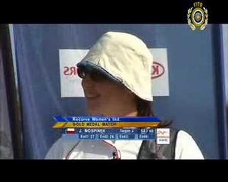 J. Mospinek v Yun O.H. – recurve women’s gold | Porec 2008 Archery World Cup stage 2