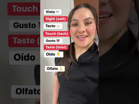 Los 5 sentidos en Ingles