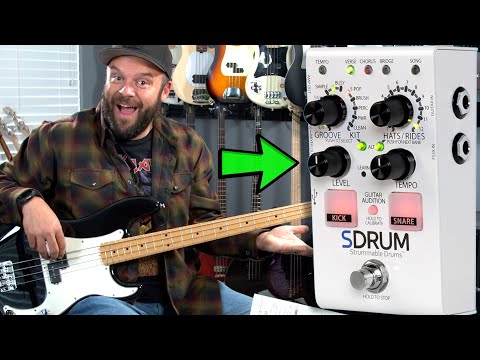 So Easy A Bass Player Can Do It! // Digitech SDRUM First Impressions with Chuck Bailey