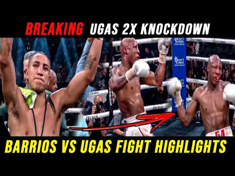 Mario Barrios vs Ugas | Full fight Highlights