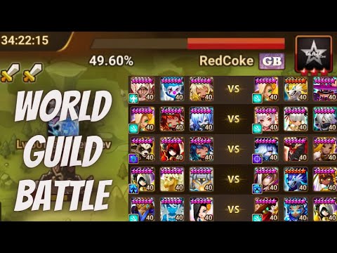 Aiming 10 Wins in Preparation for Siege Battle Tourney ! - G3 World Guild Battle v RedCoke(GB)