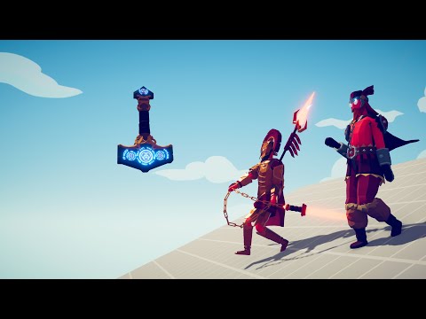 NEW THOR & ARES vs 50x EVERY UNIT - Totally Accurate Battle Simulator TABS
