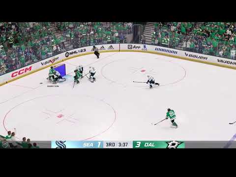 NHL 23: Seattle Kraken vs. Dallas Stars, Game 2 of Stanley Cup Playoffs R2 - Gameplay