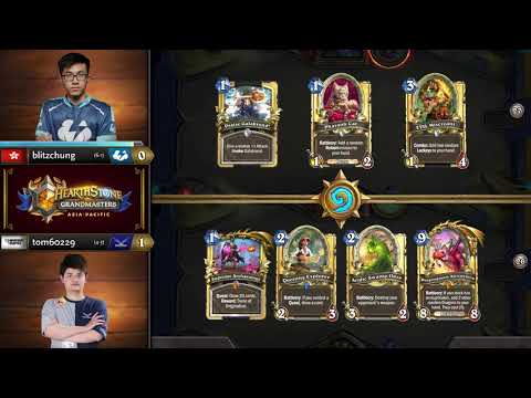 Blitzchung vs tom60229 - Play-In - Hearthstone Grandmasters Asia-Pacific 2020 Season 1 - Playoffs